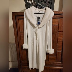 NWT Madden NYC White Long Cardigan